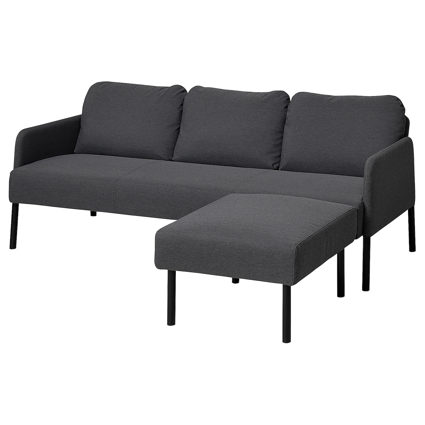 IKEA GLOSTAD sofa 3-osobowa z szezlongiem