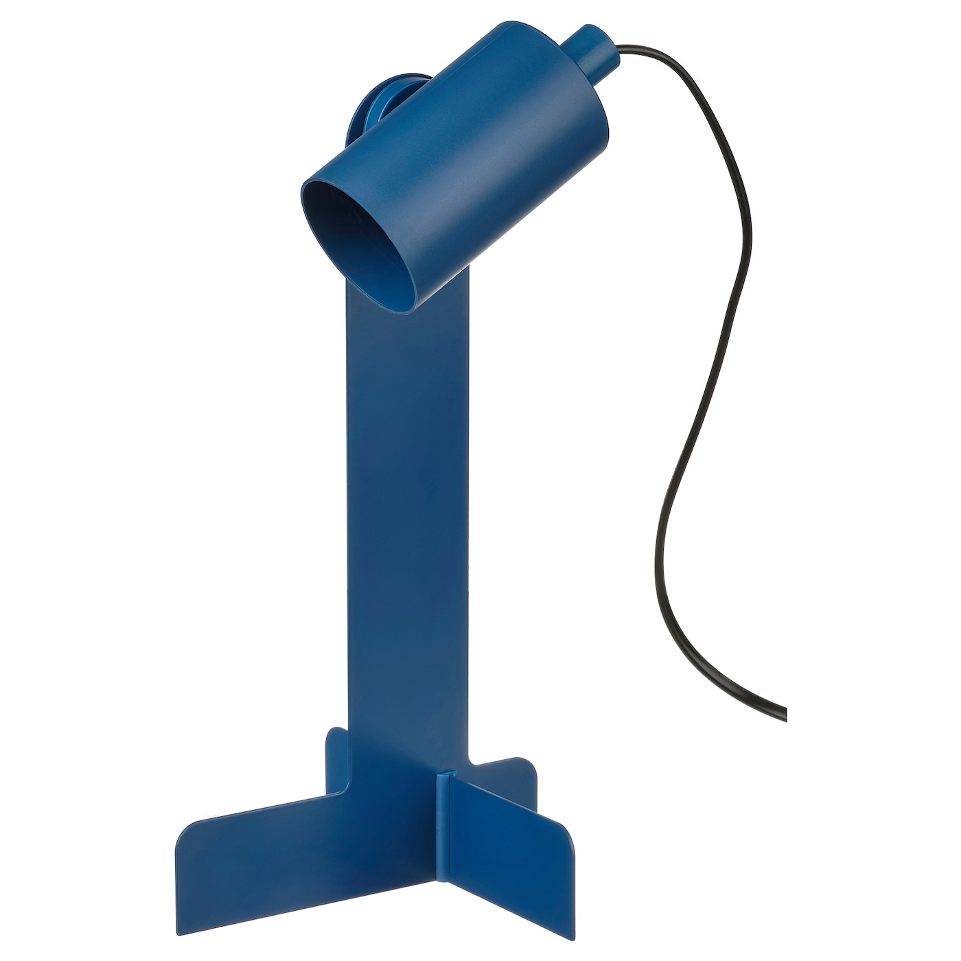 IKEA FLOTTILJ lampa na biurko, granatowy, Maks.: 8.5 Wat