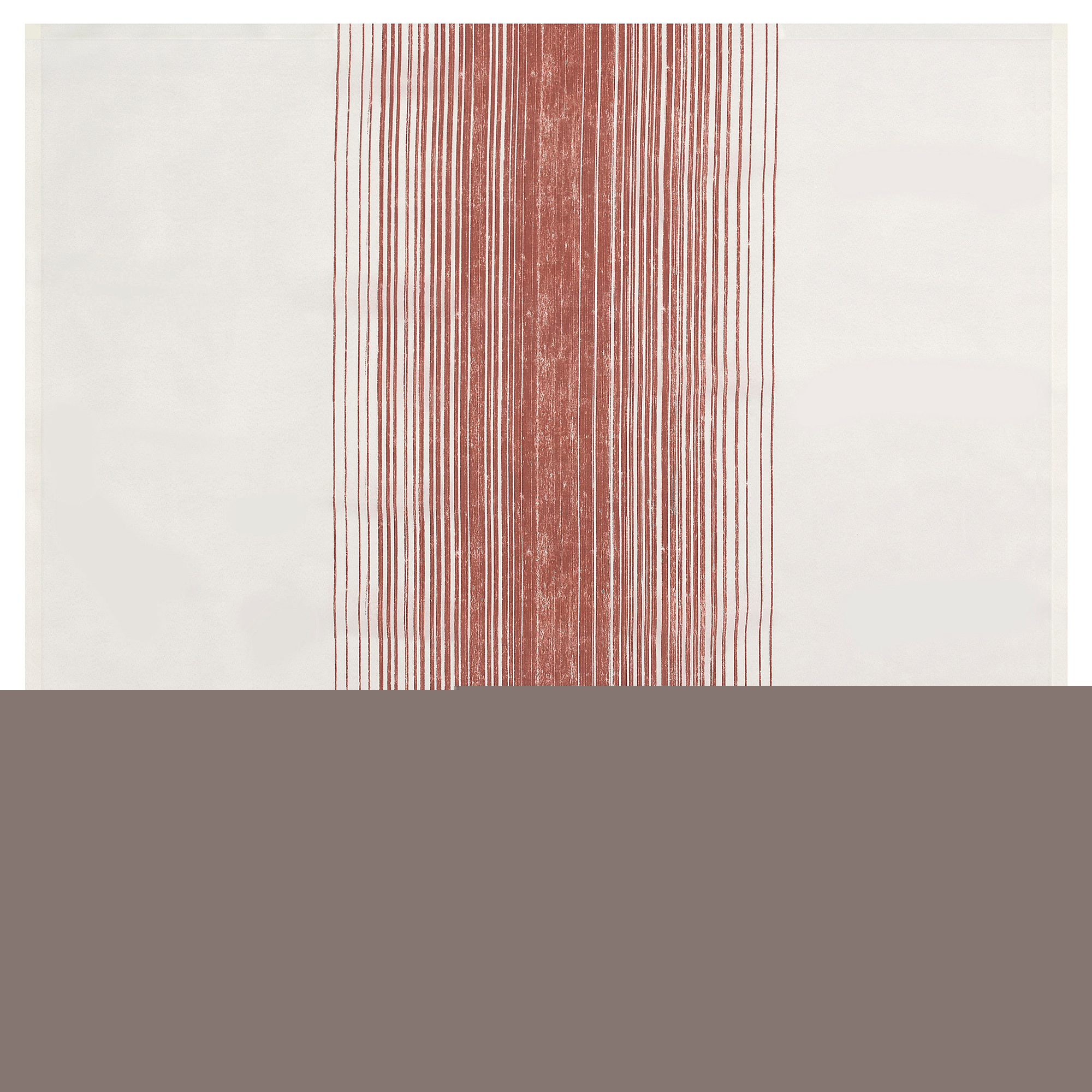 IKEA TAGGSIMPA obrus, biały/czerwony, 145x145 cm
