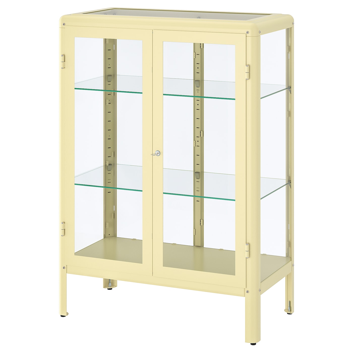 IKEA FABRIKÖR witryna, jasnożółty, 81x113 cm