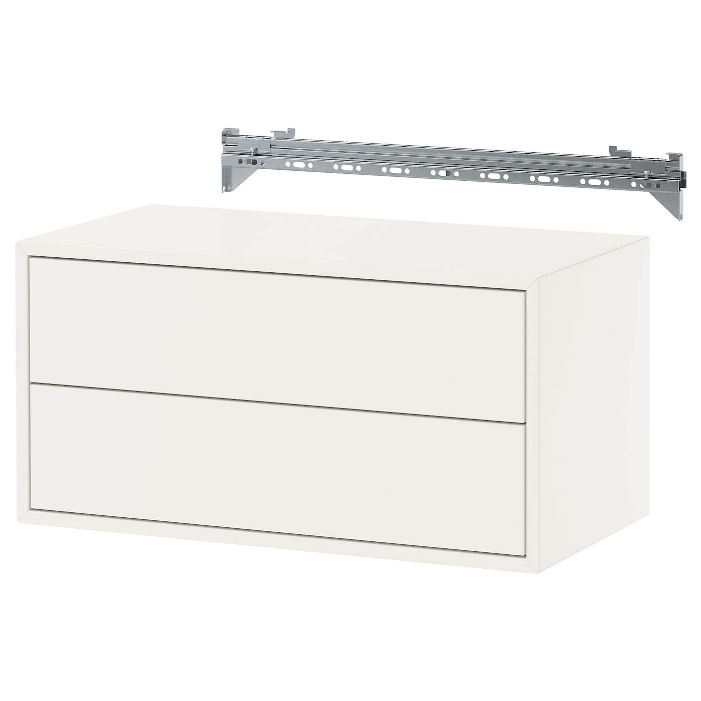 IKEA EKET kombinacja szafek wiszących, z 2 szufladami/biały, 70x35x35 cm
