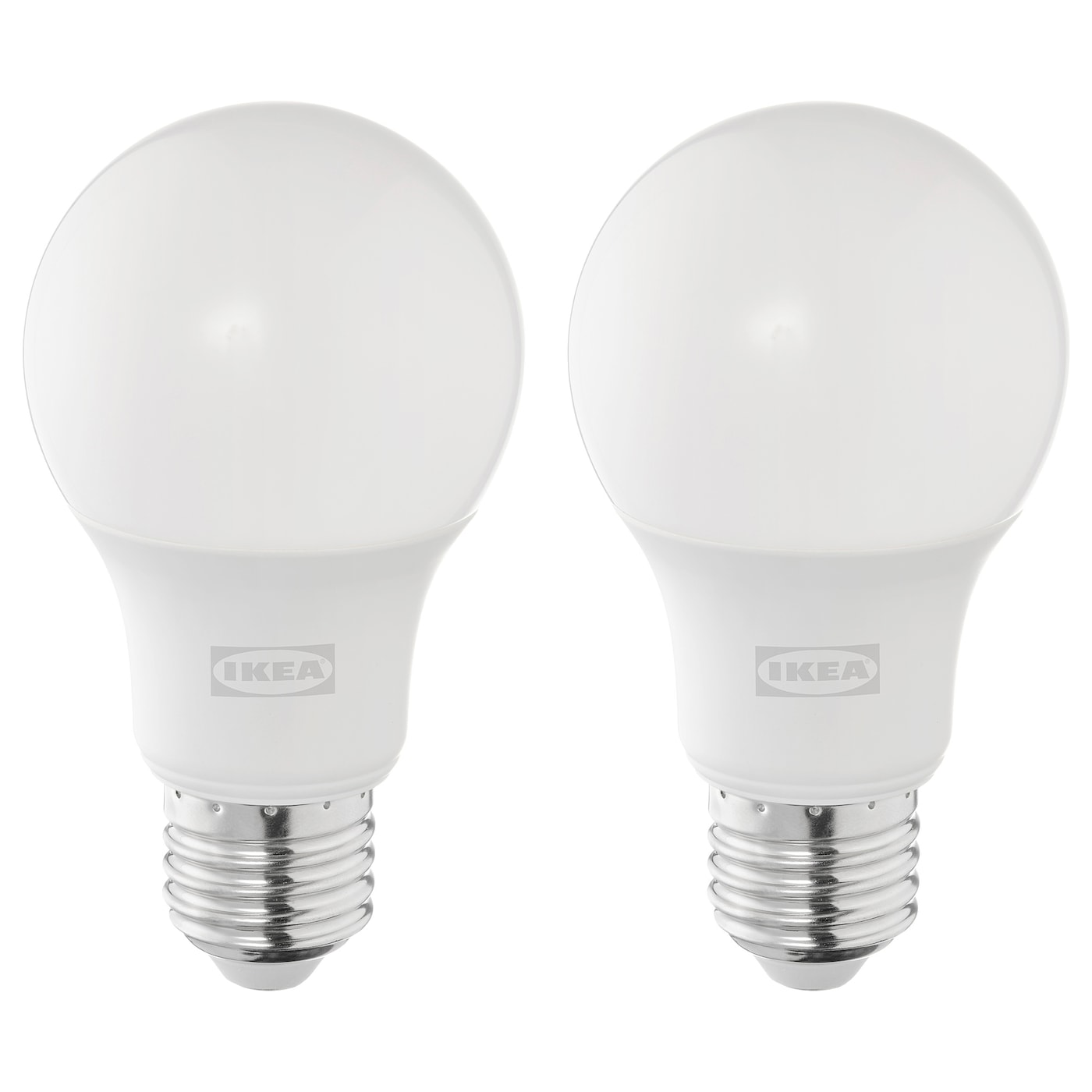 IKEA SOLHETTA Żarówka LED E27 806 lumenów, można przyciemniać/kula opalowa biel, Średnica: 60 mm