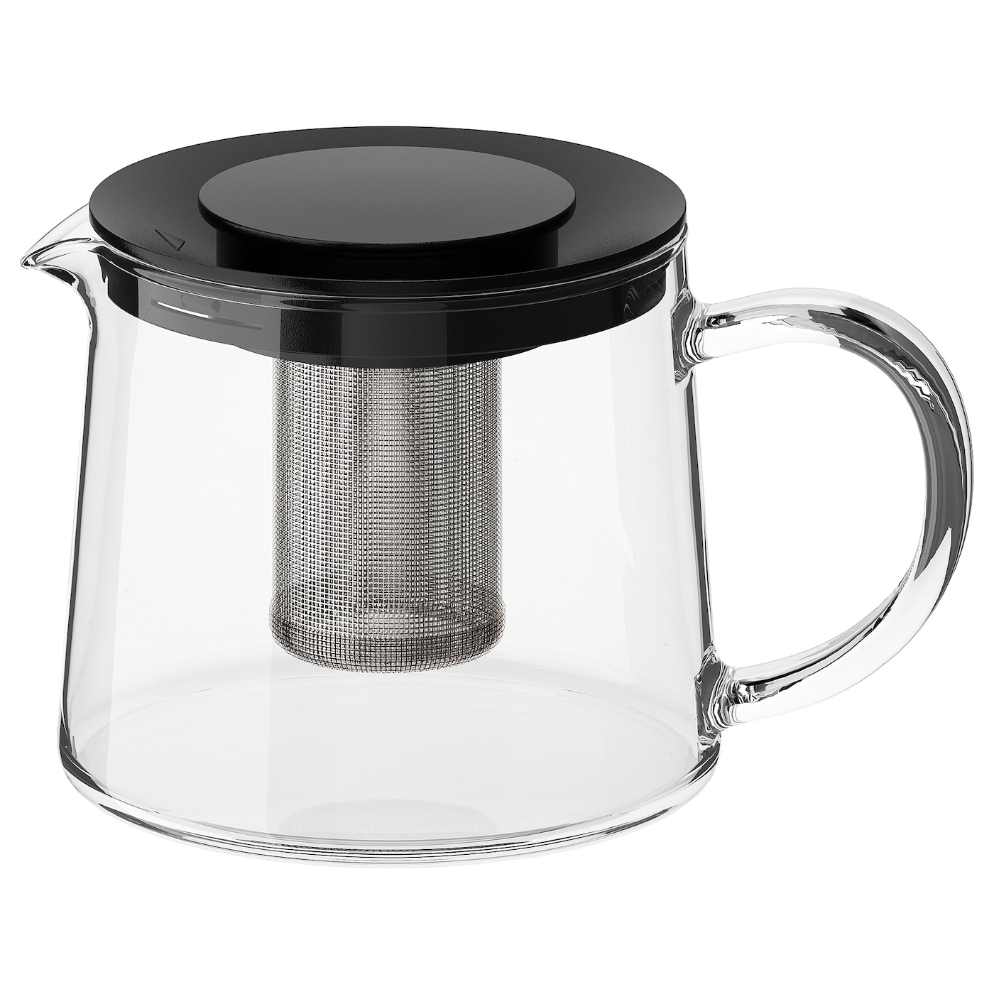 IKEA RIKLIG czajniczek, szkło, 0.6 l