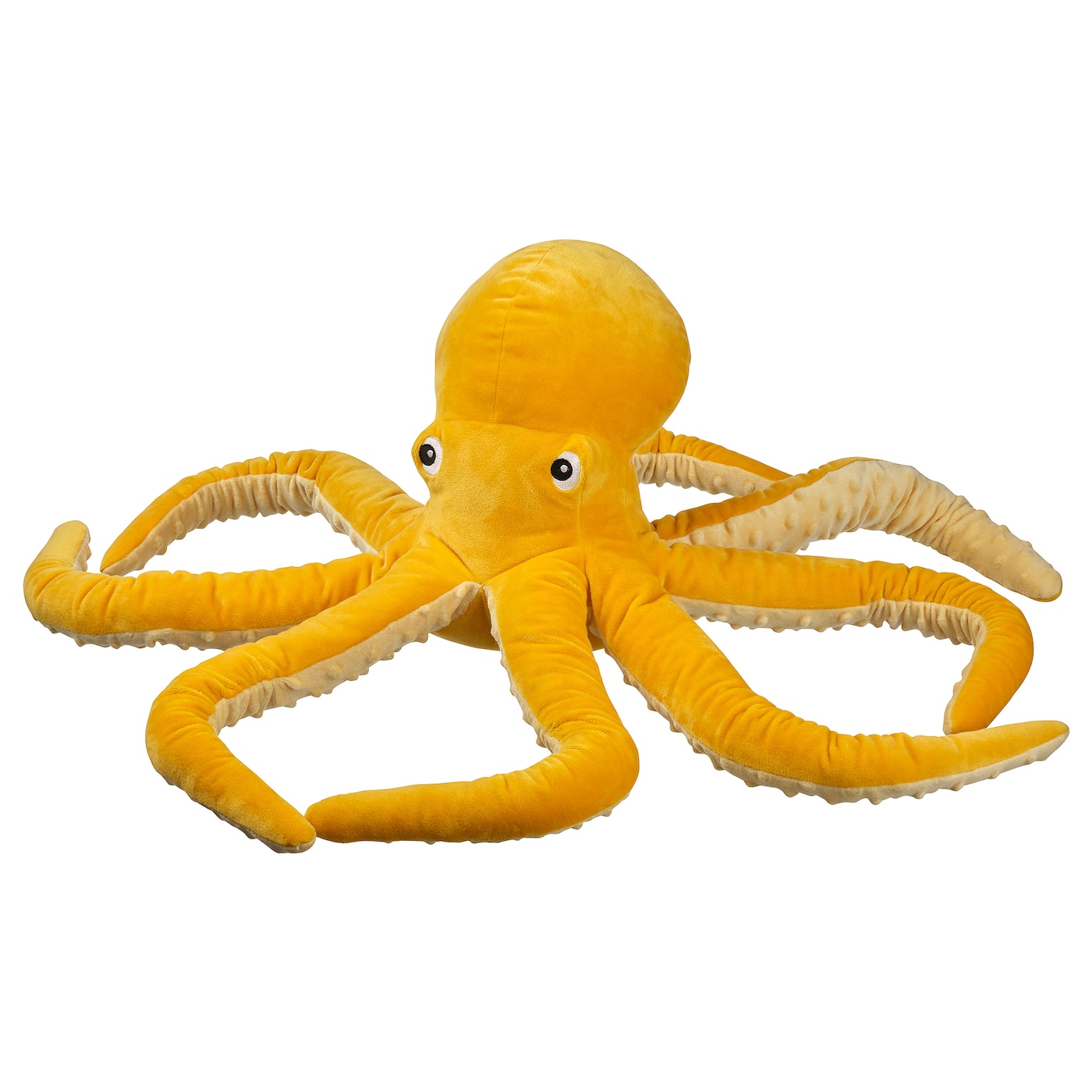 IKEA BLÅVINGAD pluszak, ośmiornica/żółty, 50 cm