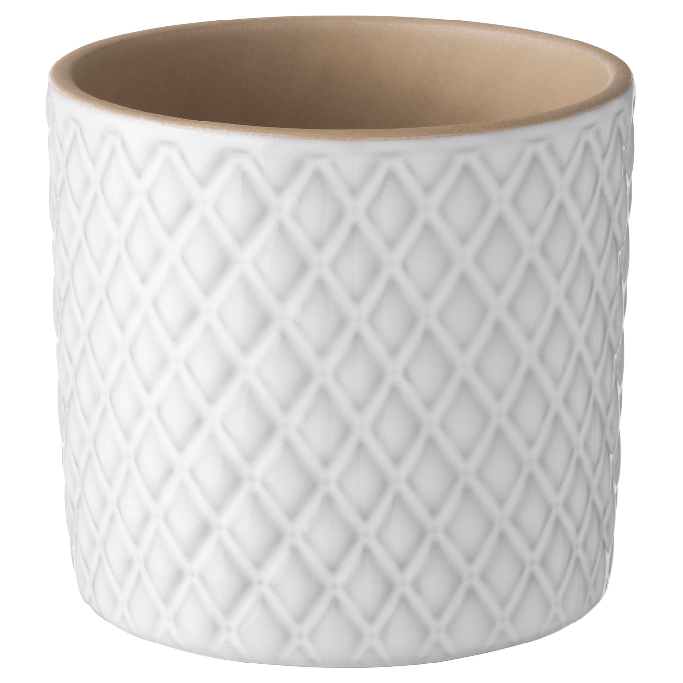 IKEA CHIAFRÖN Osłonka doniczki, biały, 9 cm