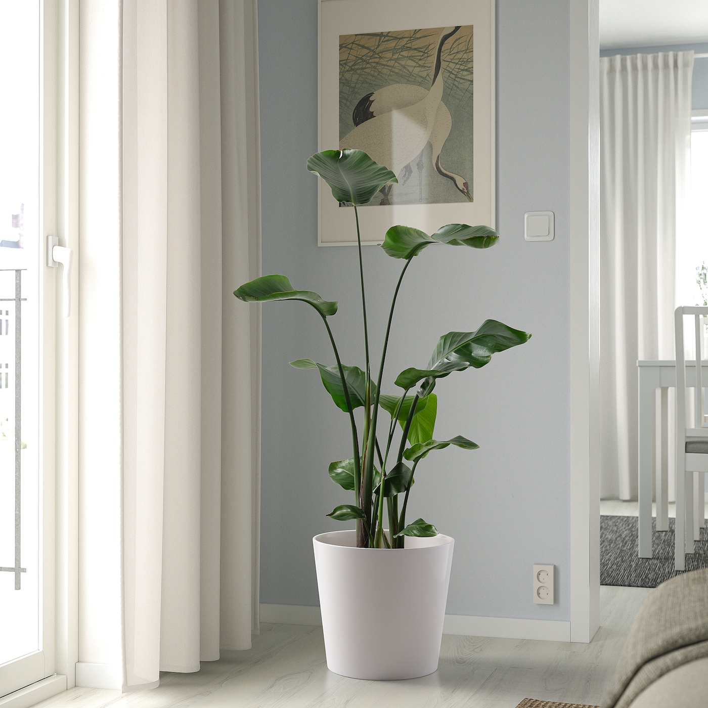 IKEA SOJABÖNA Osłonka doniczki, biały, 32 cm