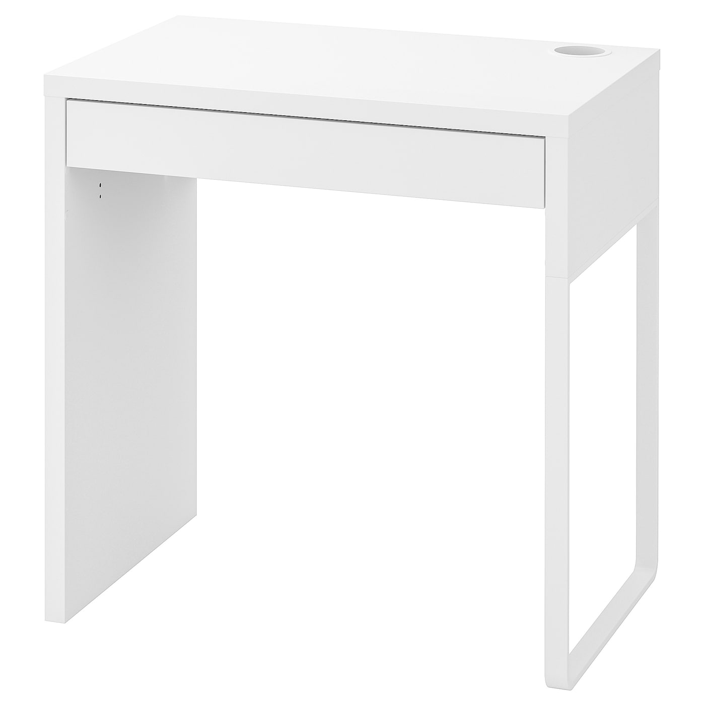 IKEA MICKE biurko, biały, 73x50 cm