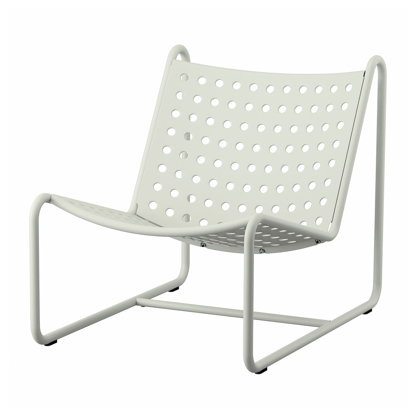 IKEA SKOGSÖN fotel, jasnoszary zewnętrzne, Głębokość: 88 cm