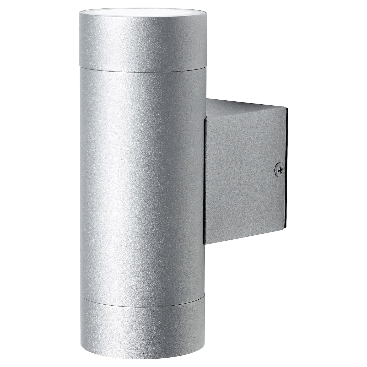 IKEA GRÖNSPRÖT kinkiet dwustronny, inst. stała, zewnętrzne srebrny, 16 cm
