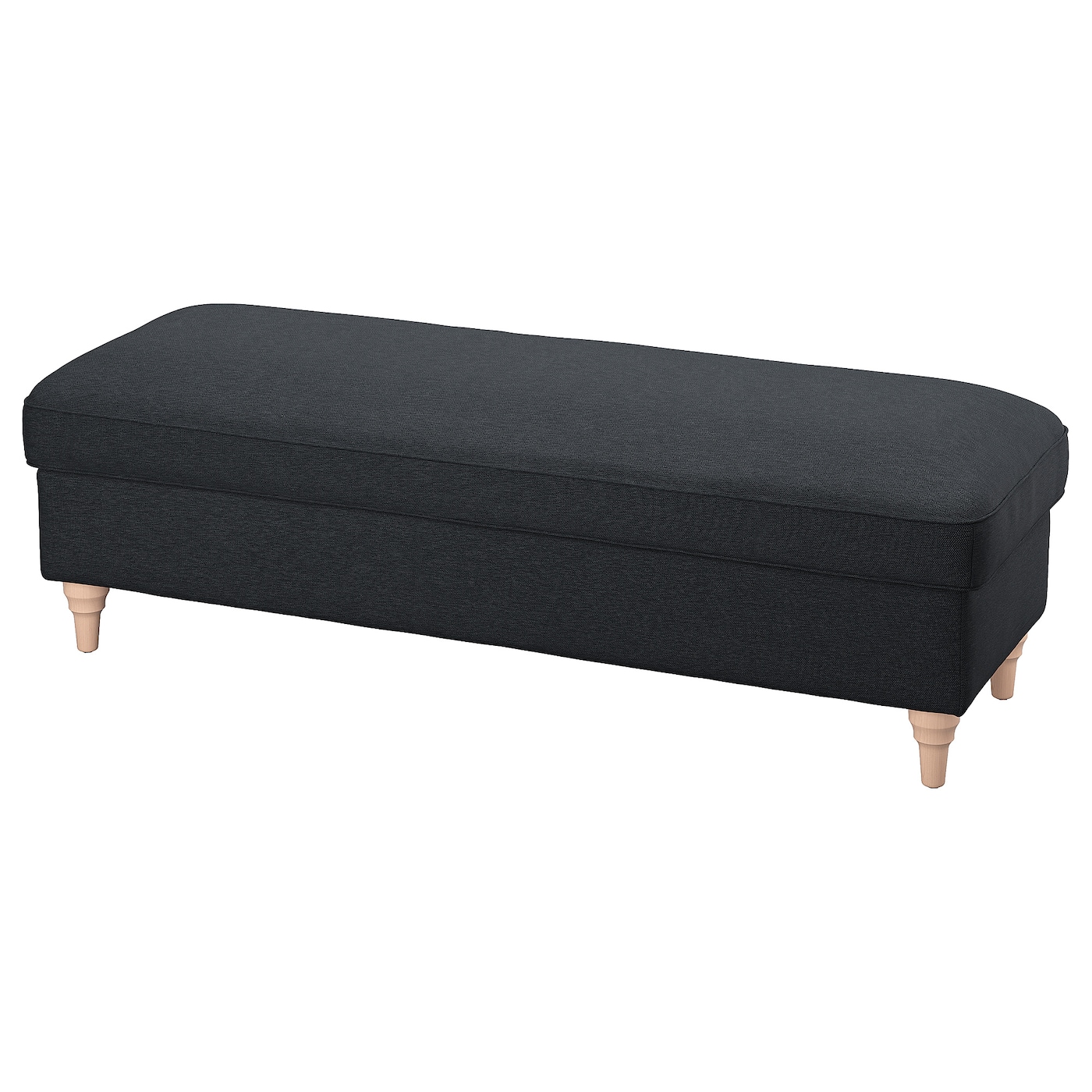 IKEA ESSEBODA ławka z pojemnikiem, Knäbäck/antracyt brzoza, Szerokość: 145 cm