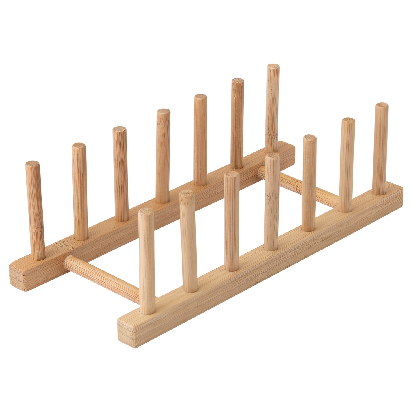 IKEA OSTBIT uchwyt na talerze, bambus, Długość: 27.5 cm