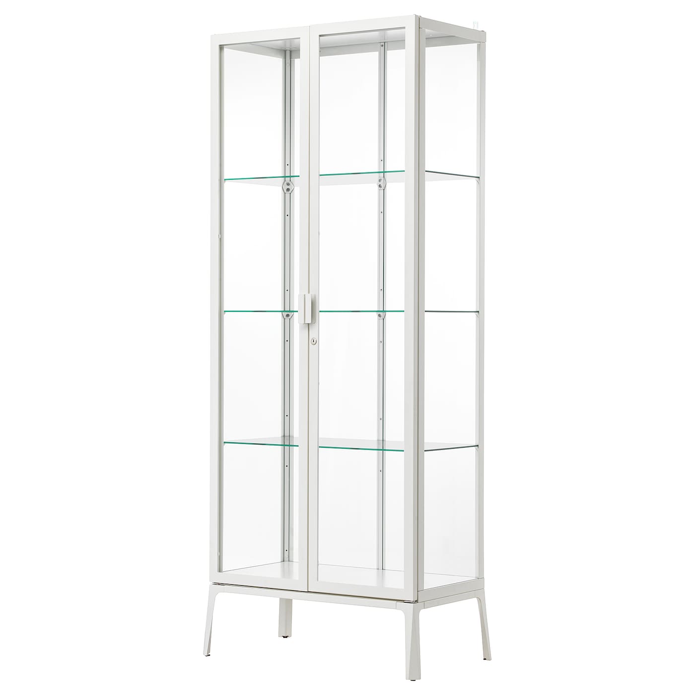 IKEA MILSBO witryna, biały, 73x175 cm