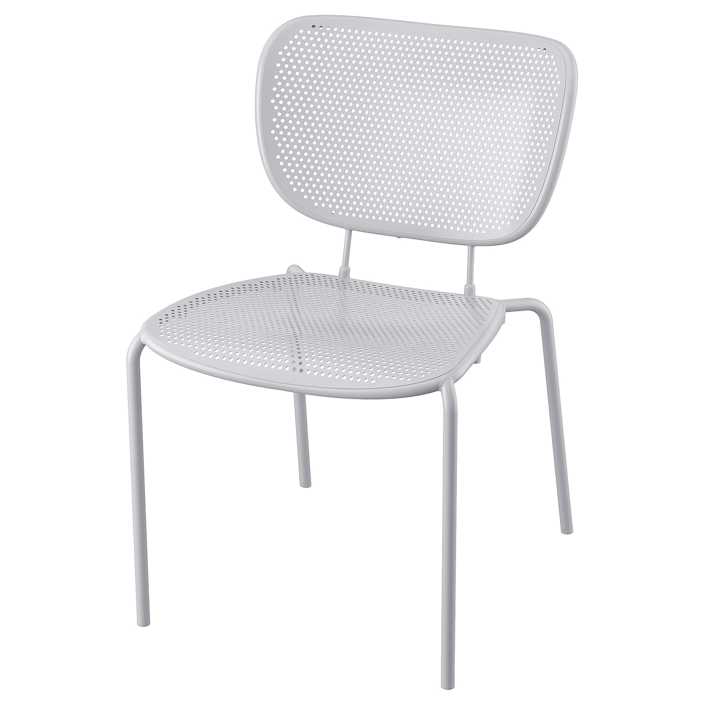 IKEA DUVSKÄR krzesło, szary zewnętrzne/do wnętrz, Głębokość: 57 cm