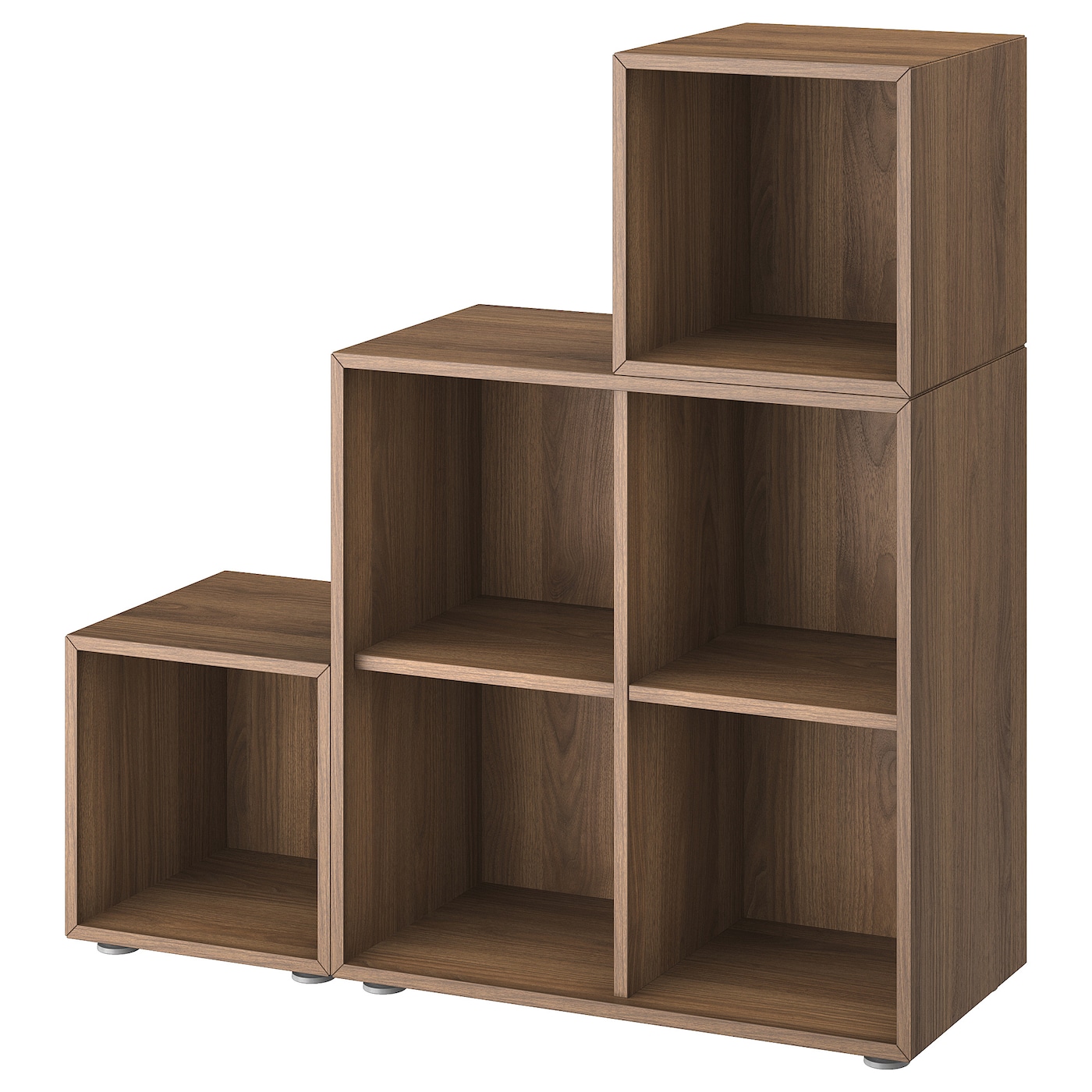 IKEA EKET kombinacja szafek ze stopkami, orzech, 105x35x107 cm