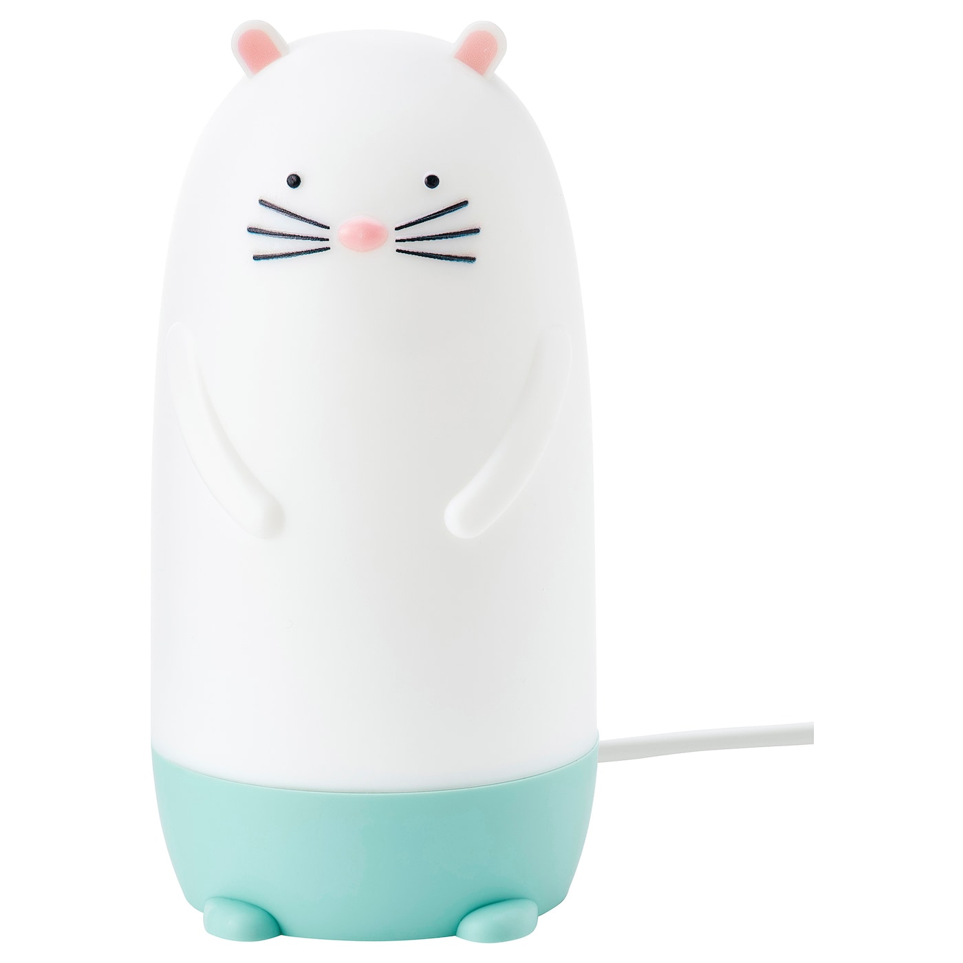 IKEA SPIKEN lampka nocna LED, w kształcie wydry wielobarwny, 13 cm