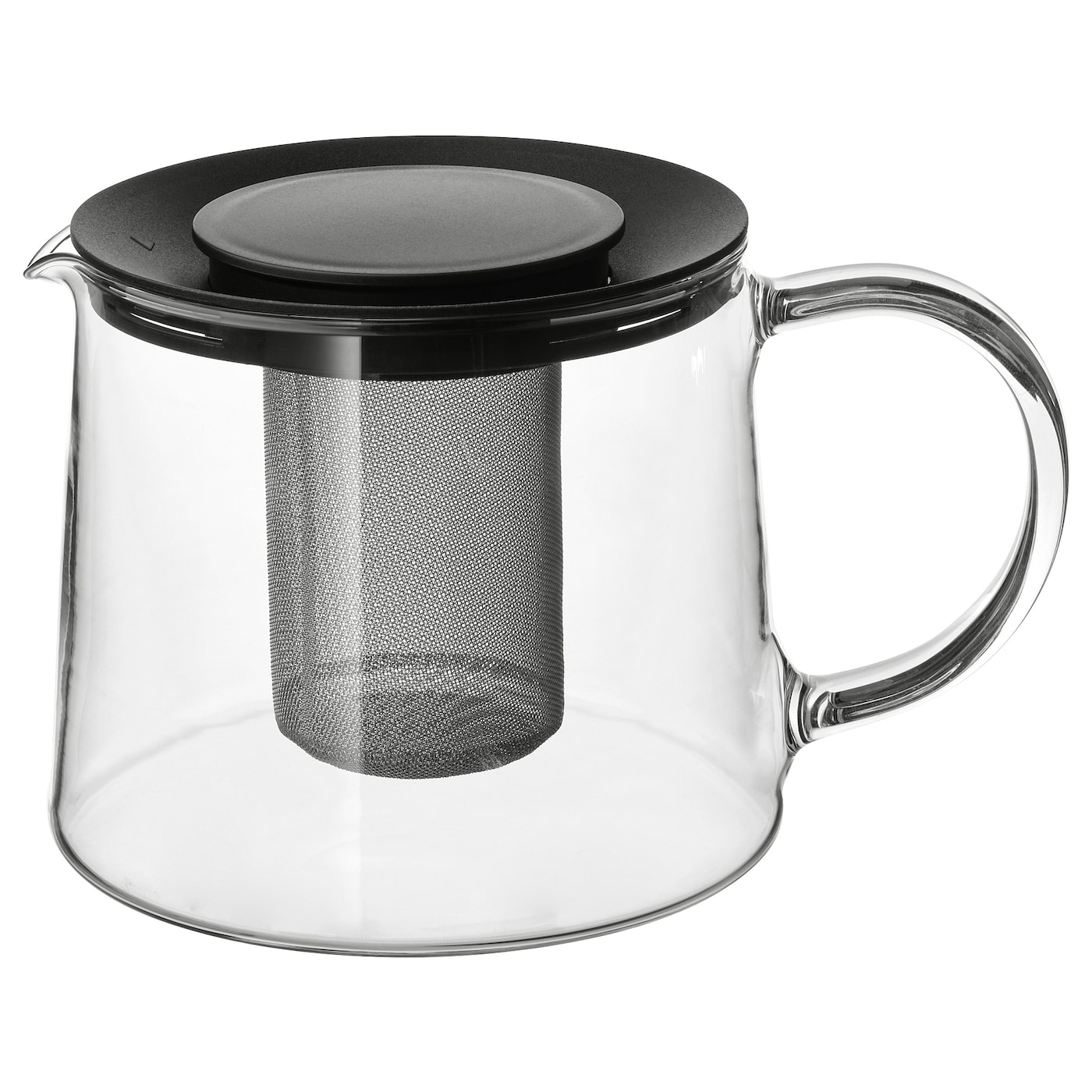 IKEA RIKLIG czajniczek, szkło, 1.5 l