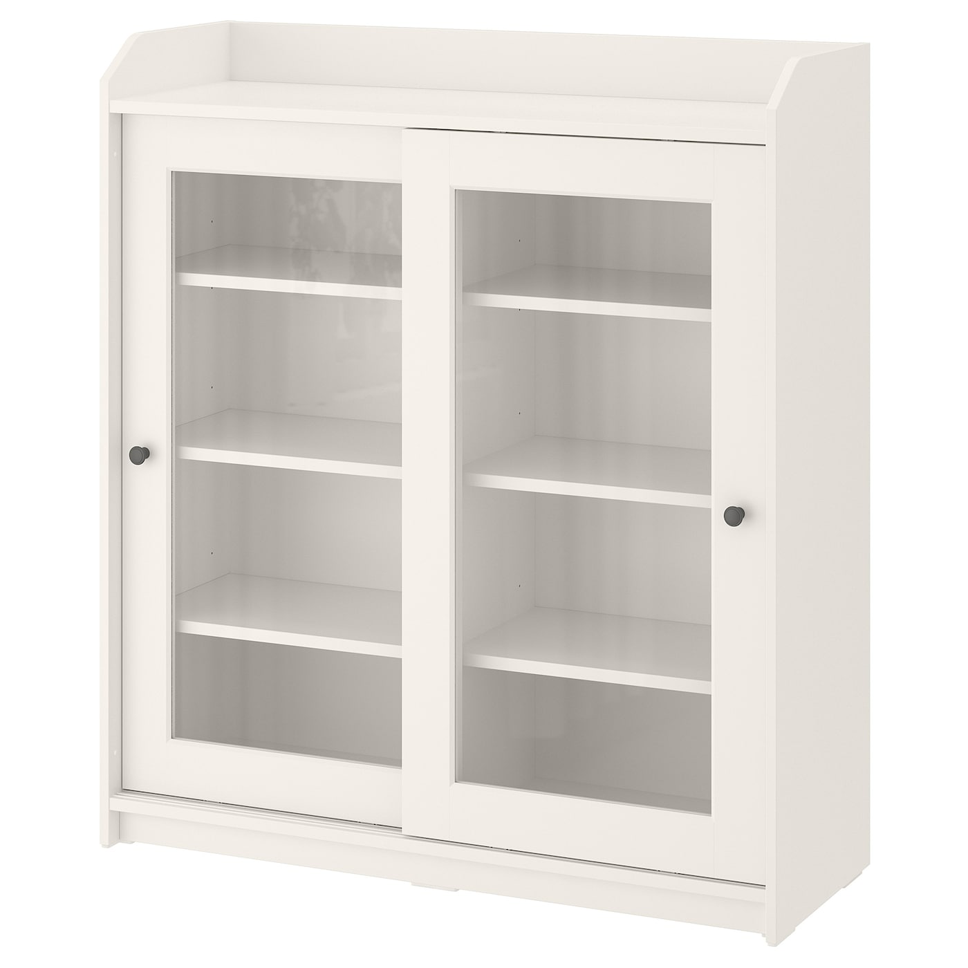 IKEA HAUGA witryna, biały, 105x116 cm