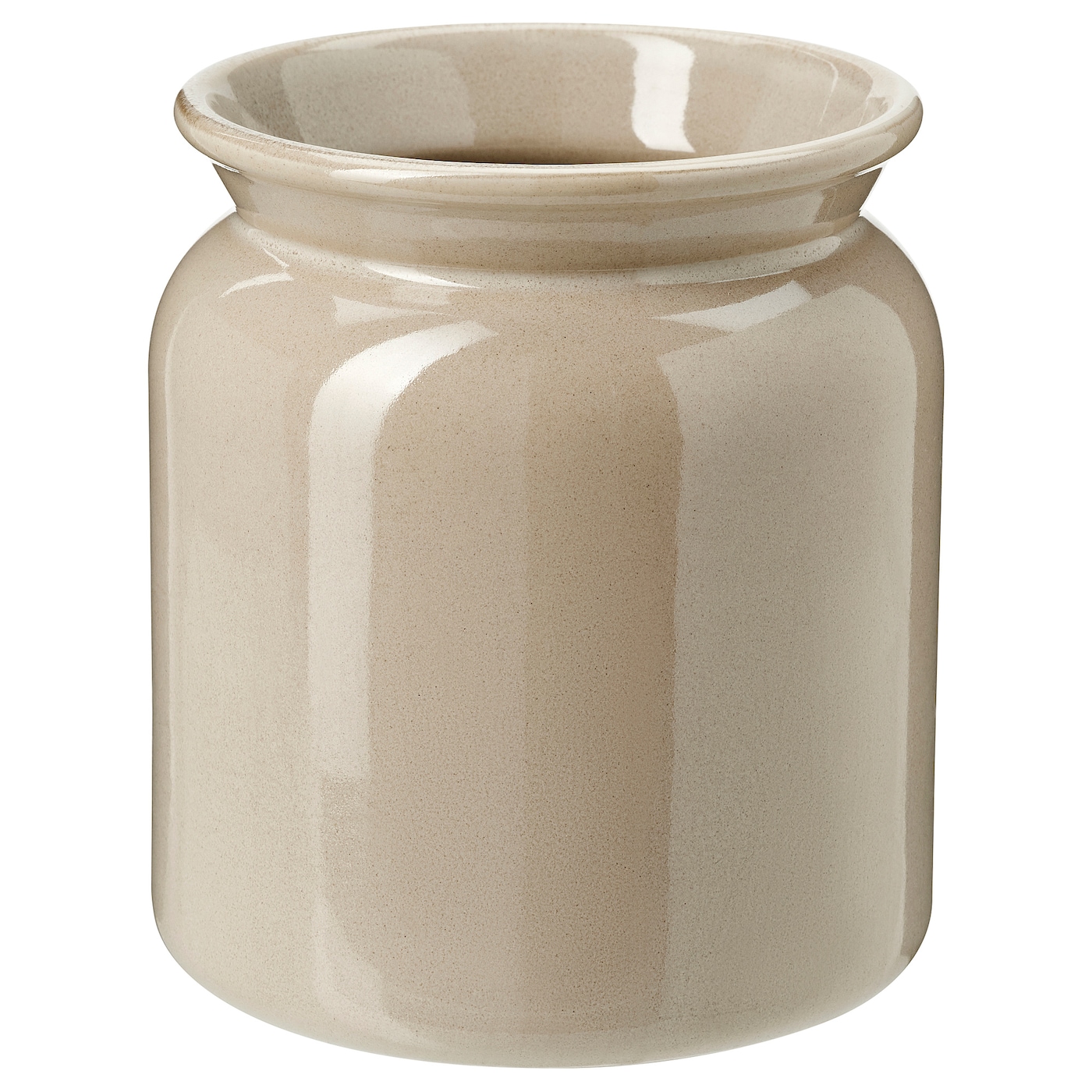 IKEA BRUGDHAJ pojemnik na przybory, beżowy, 15 cm