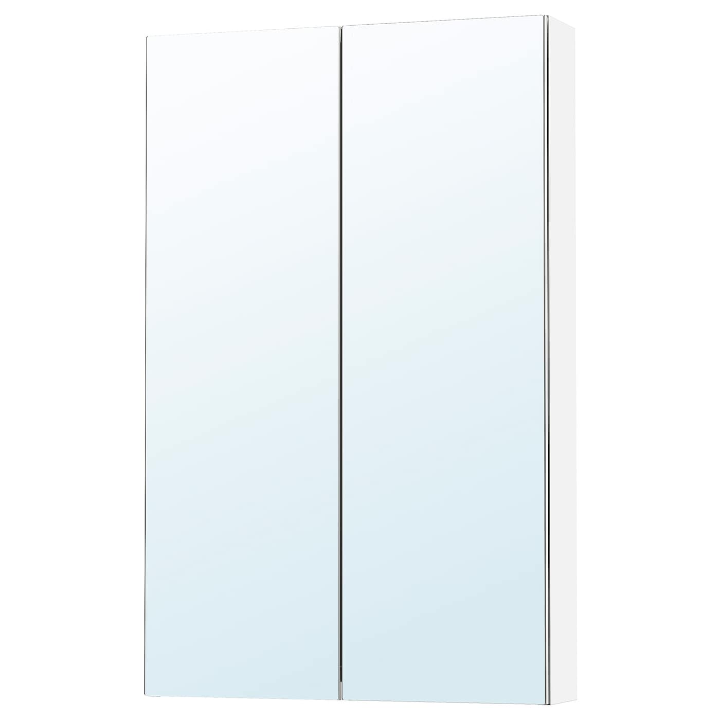 IKEA LETTAN szafka z lustrem/drzwiczki, efekt lustrzany/lustro, 60x15x95 cm