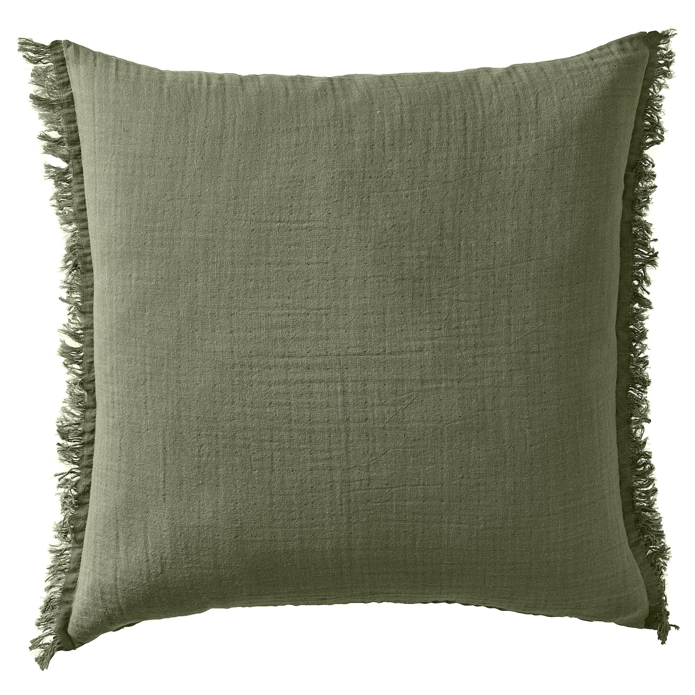 IKEA VALLKRASSING poszewka, szarozielony, 50x50 cm