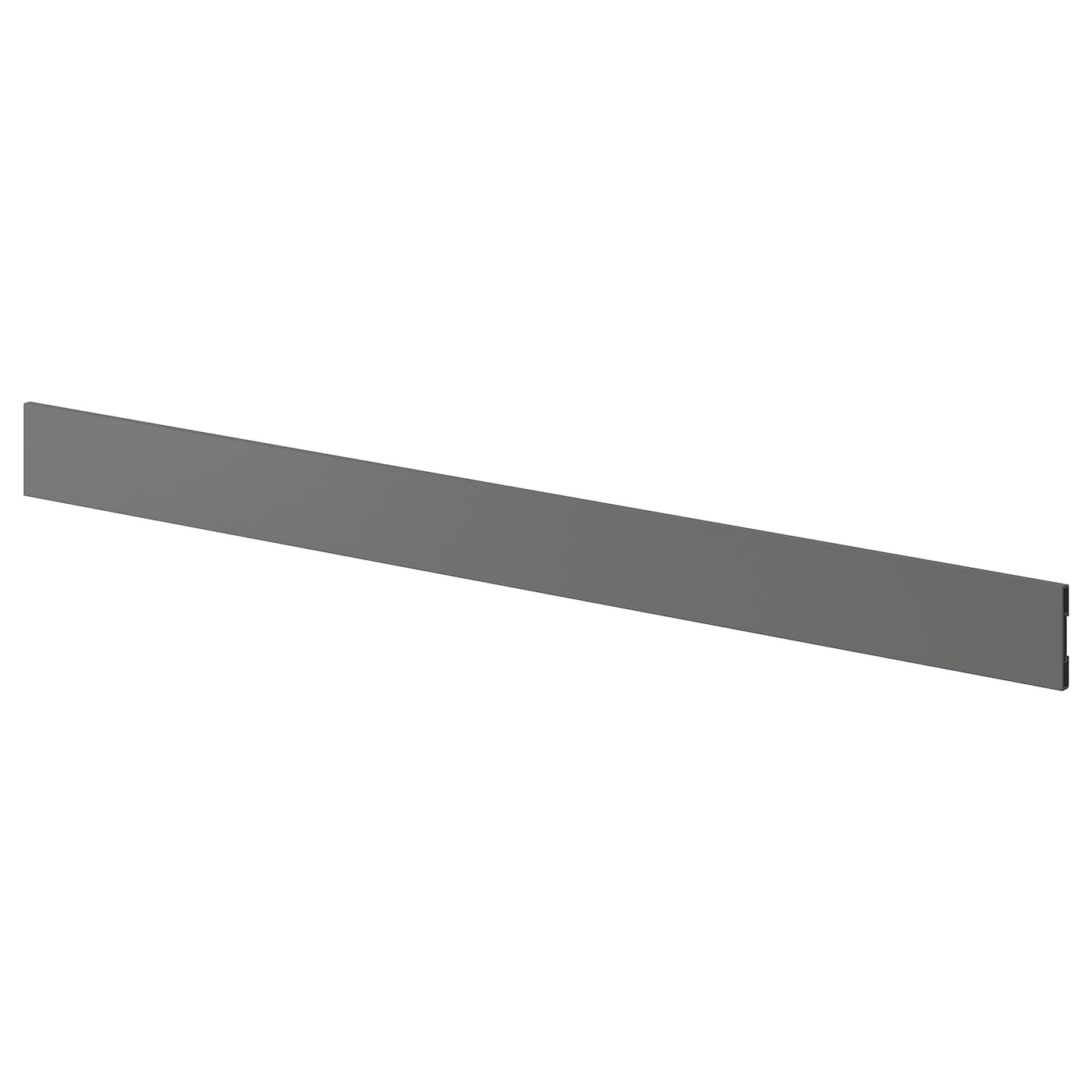 IKEA FÖRBÄTTRA cokół, ciemnoszary, 220x8 cm