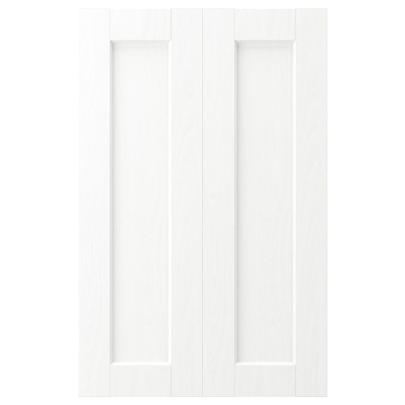 IKEA ENKÖPING drz sza nar 2 szt, biały imitacja drewna, 25x80 cm