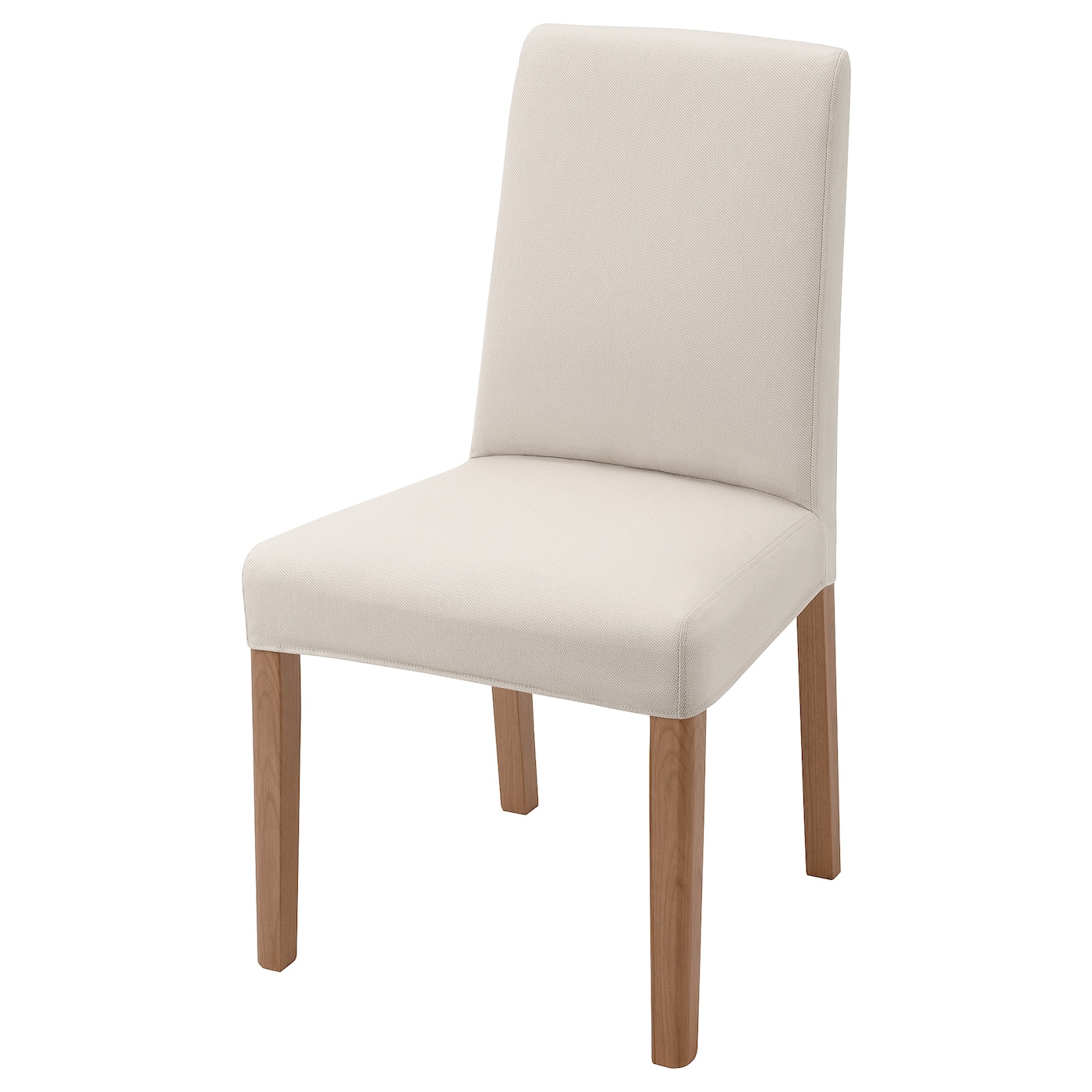 IKEA BERGMUND krzesło, imit. dębu/Hallarp beżowy, Przetestowano dla: 110 kg