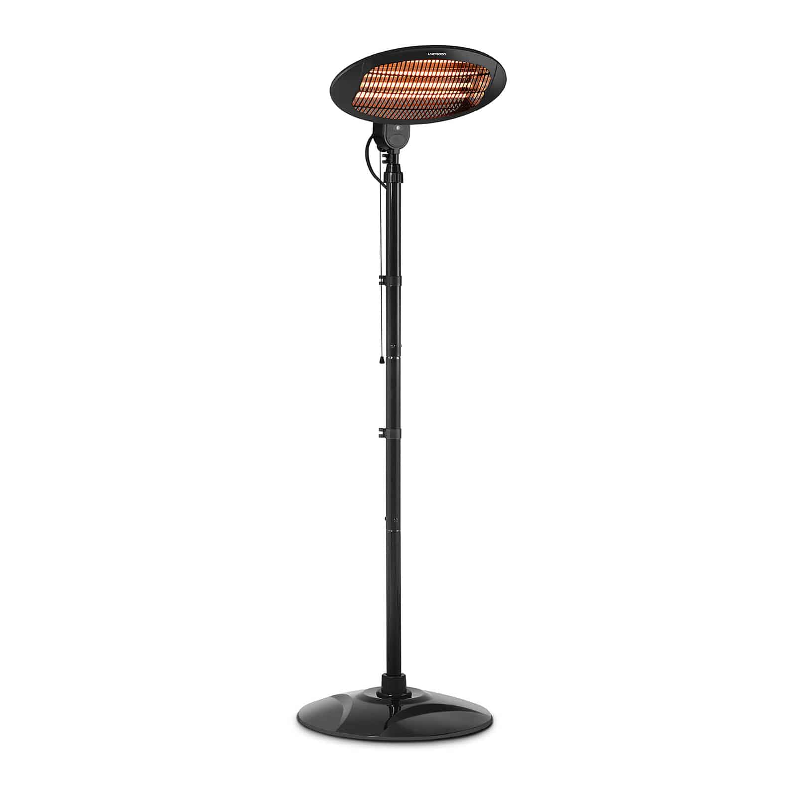 Lampa grzewcza tarasowa stojąca 2000W