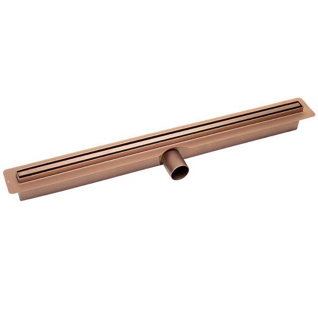 LAVEO Odpływ liniowy SLIM 90 cm różowe złoto COS_890D