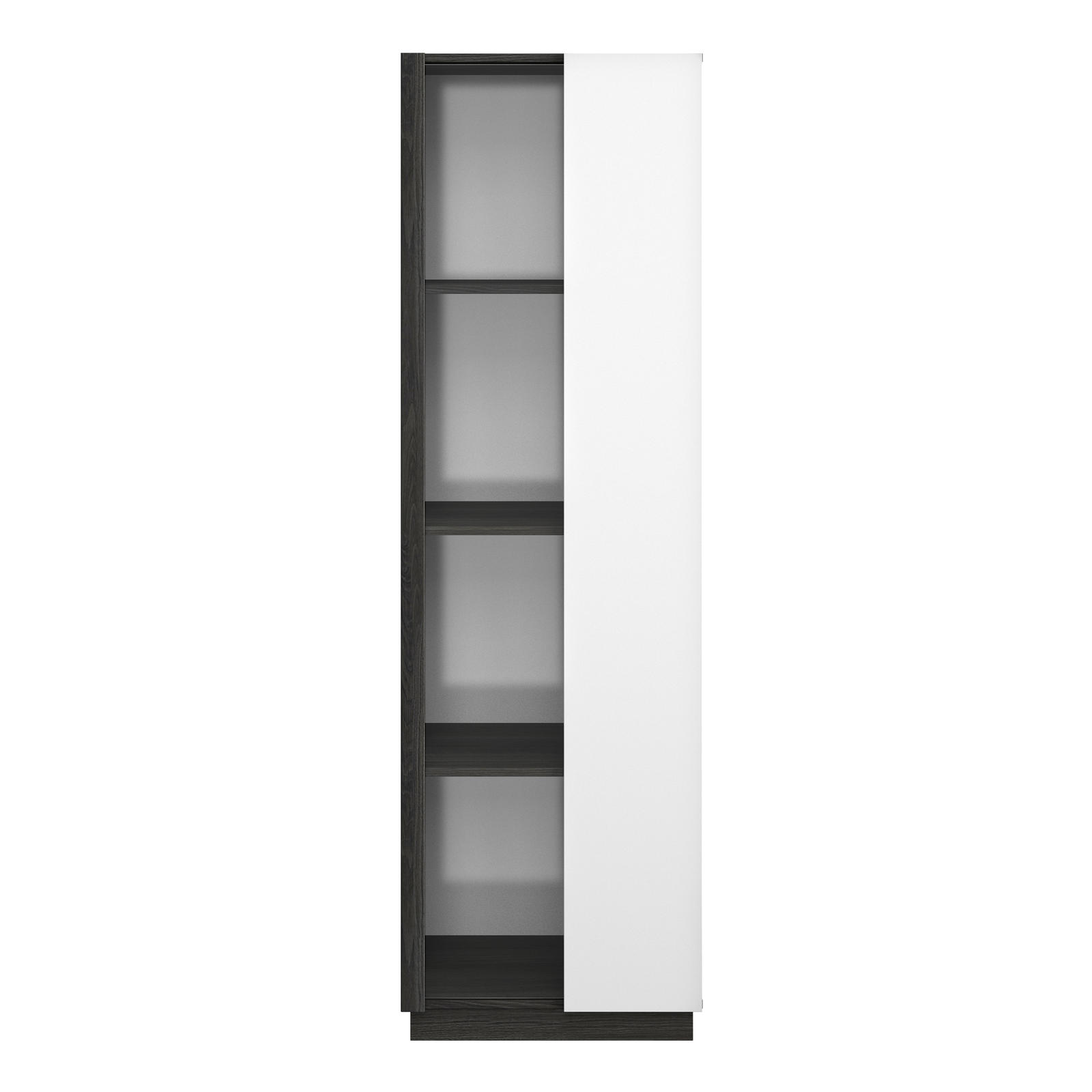 Regał w minimalistycznym designie Aston black