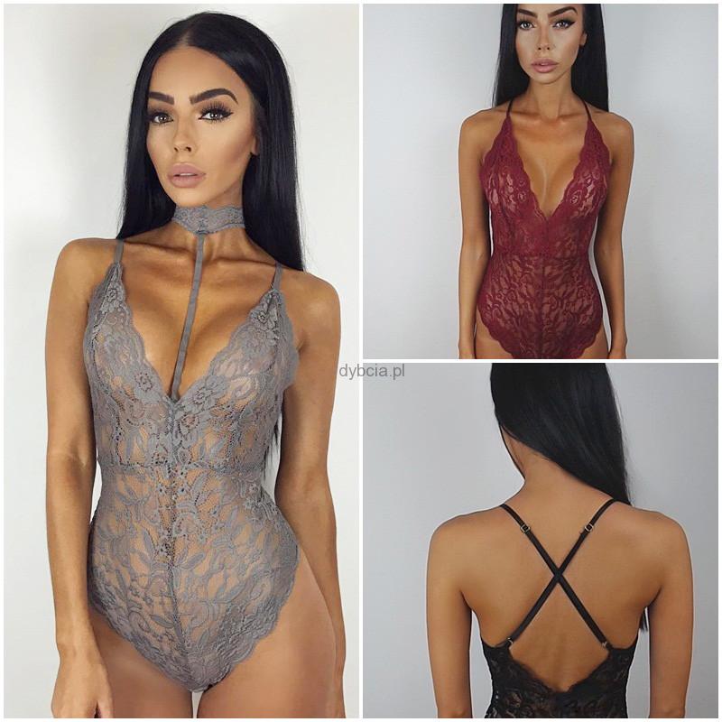 Body koronkowe Choker 2024 B010
