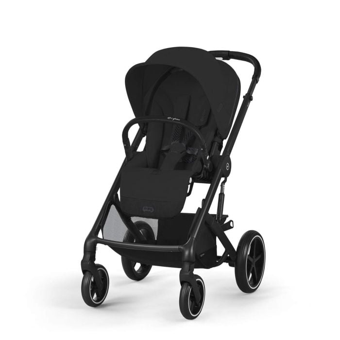 Balios S Lux - wózek spacerowy-Moon Black (Black Frame)