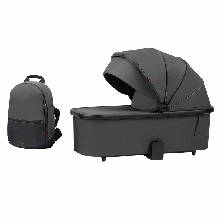 Carrello Gondola do wózka Alfa z plecakiem-Graphite Grey