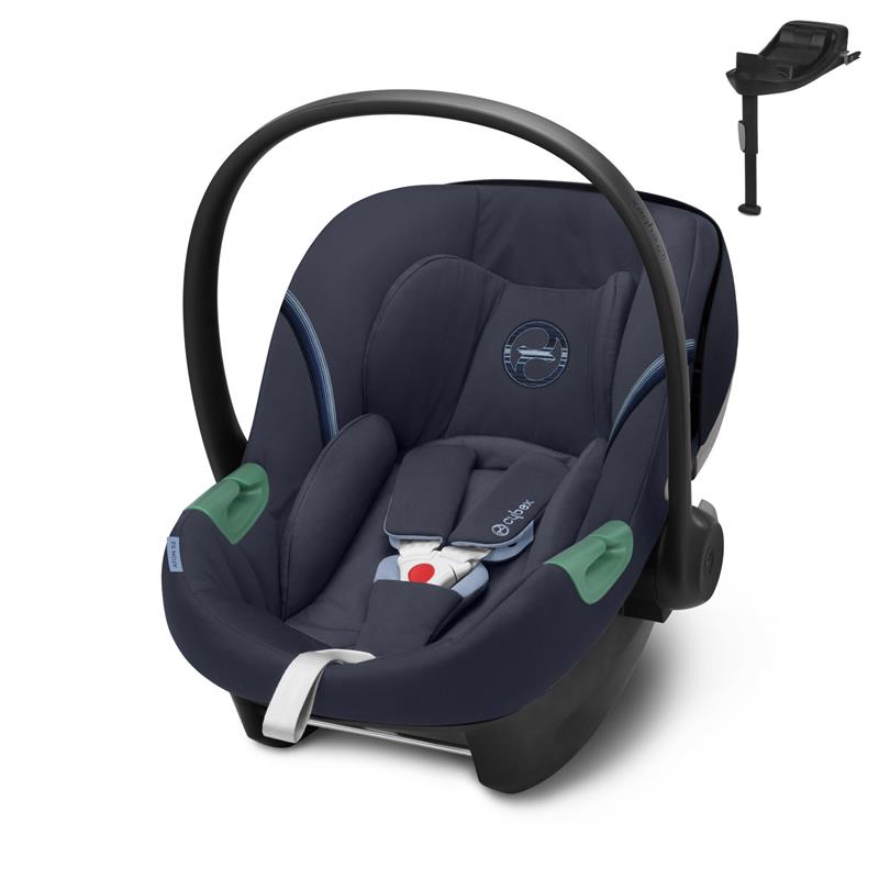 Cybex Aton S2 i-Size - fotelik samochodowy 45 cm - 87 cm, 0-13 kg + baza One-Ocean Blue