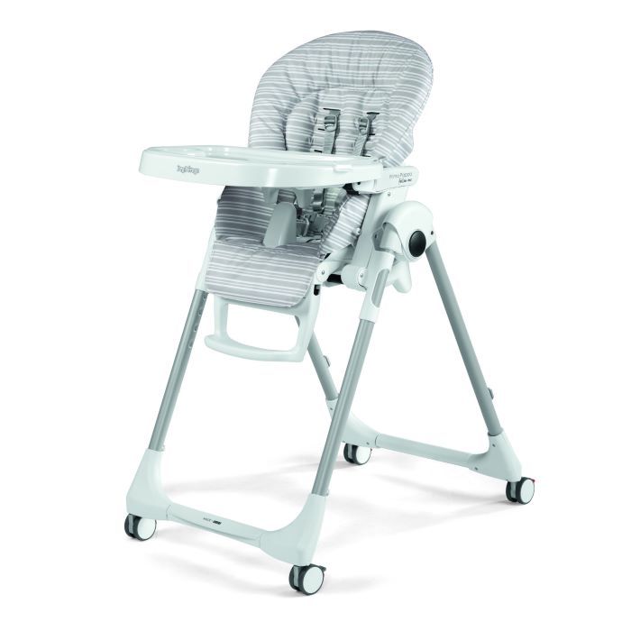 Peg Perego Prima Pappa Follow Me - krzesełko do karmienia-PVC Linear Green