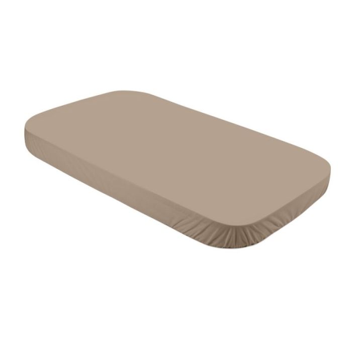 Waldin Prześcieradło do łóżeczka 7w1 123 x 73 cm-Taupe