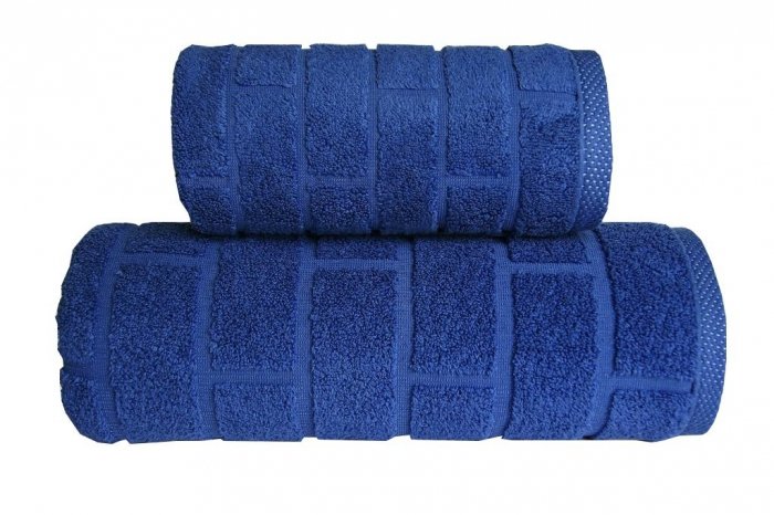 Ręcznik BRICK 70x140 kolor granatowy