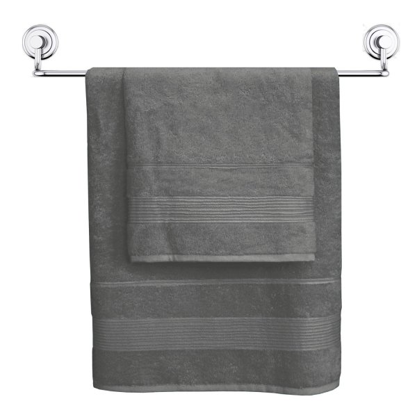Ręcznik bambusowy Bamboo Moreno rozmiar 70x140 wz. Ciemny popiel