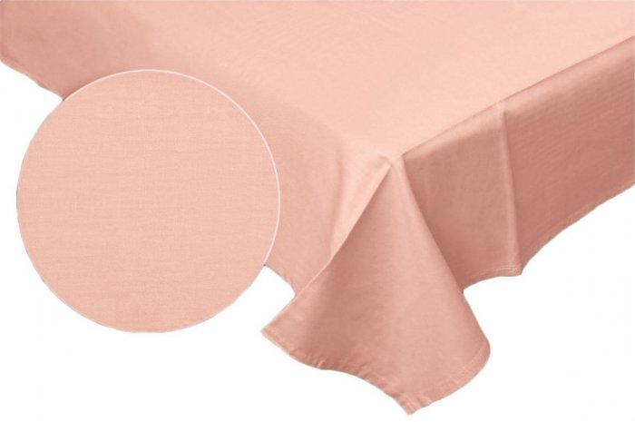 Prześcieradło RUBIN 100% bawełna 160x220 bez gumki wz. pudrowy róż 508/4