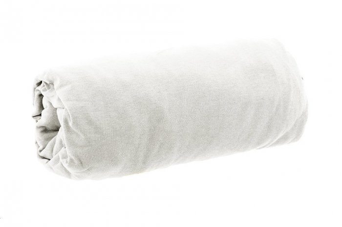 Prześcieradło jersey DELUX 140x200x15 z gumką wz. Biały