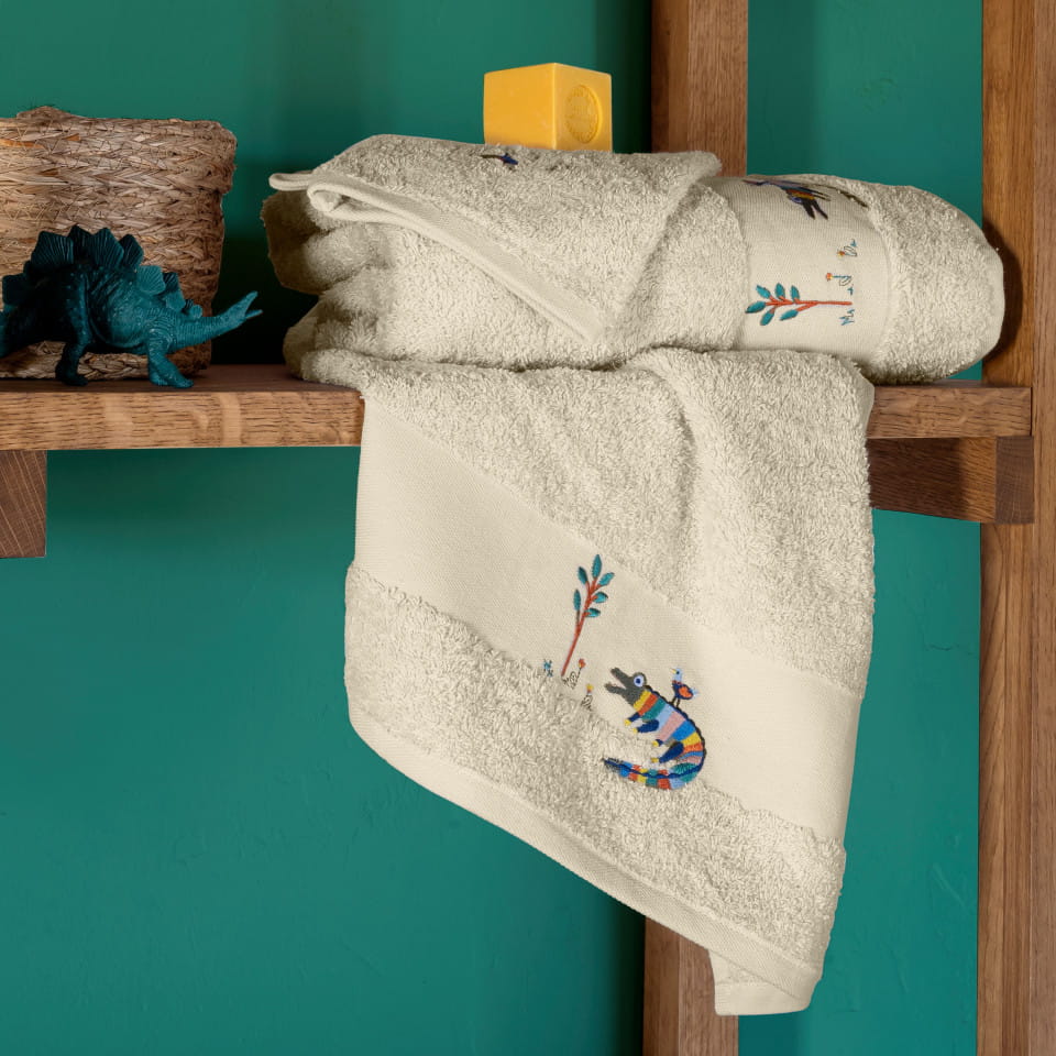 ręcznik PINATA bawełna organiczna beż