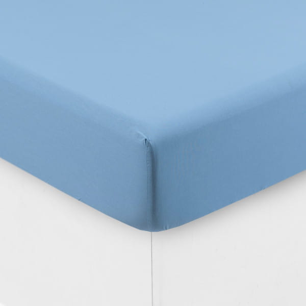 prześcieradło SONGE bawełna bleu baltique