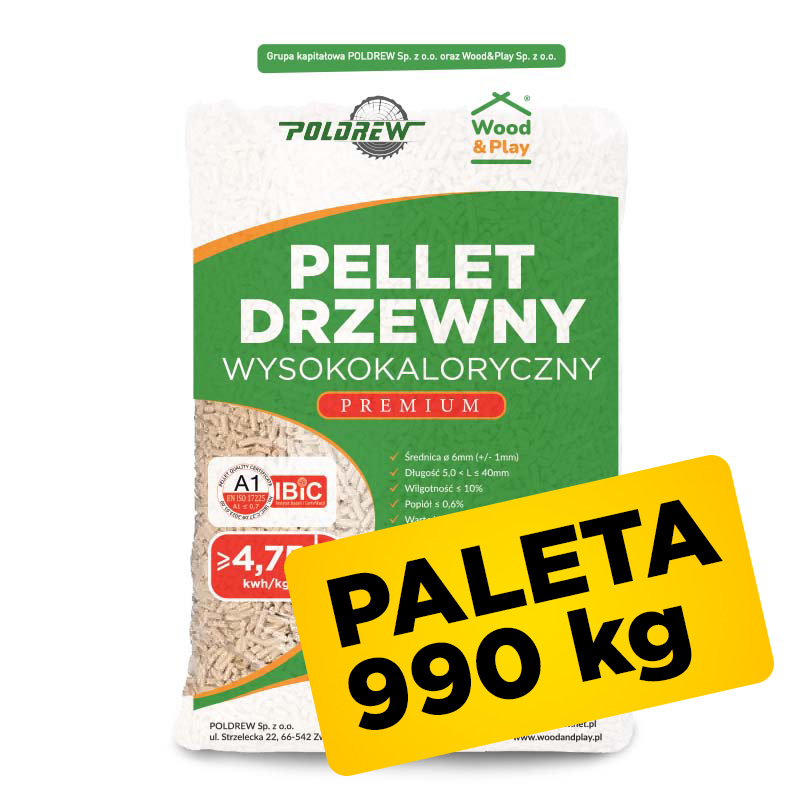 Drewno opałowe | Pellet drzewny 990KG EN 17,1 MJ