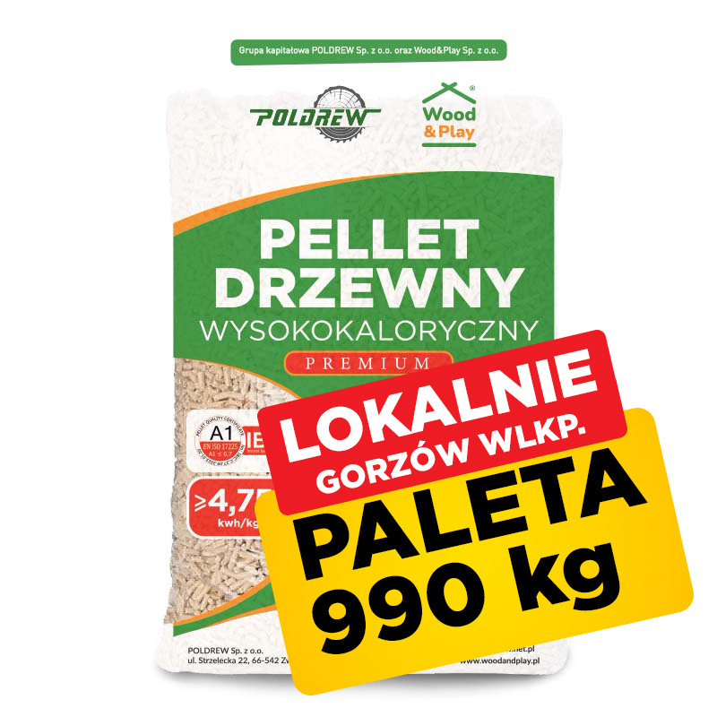 [ LOKALNIE ] Drewno opałowe | Pellet drzewny 990KG EN 17,1 MJ - Transport GRATIS