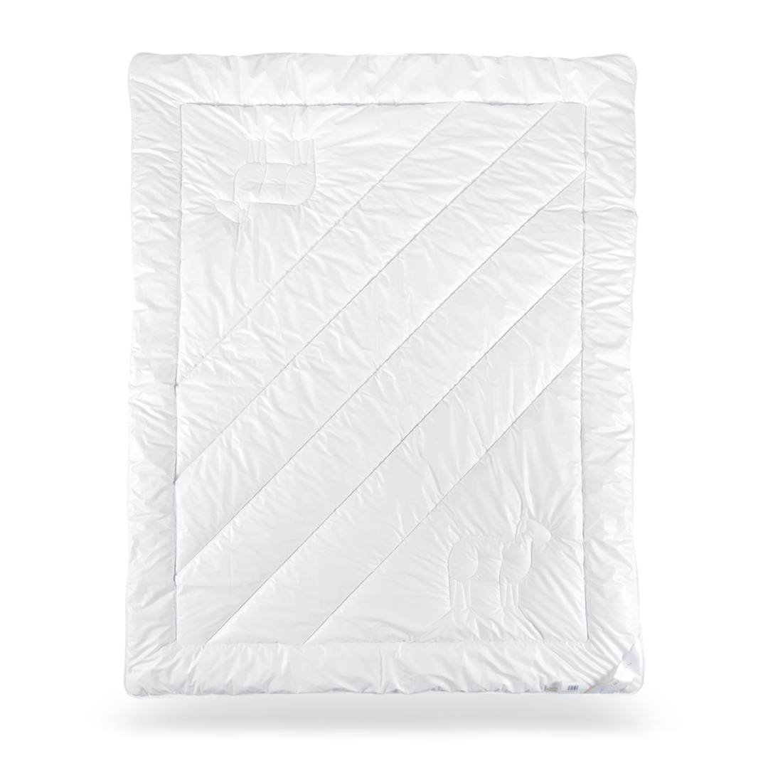Zimowa Kołdra Wełniana Duo 160x200 IMPERIAL Premium Owcza wełna Ciepła Batyst