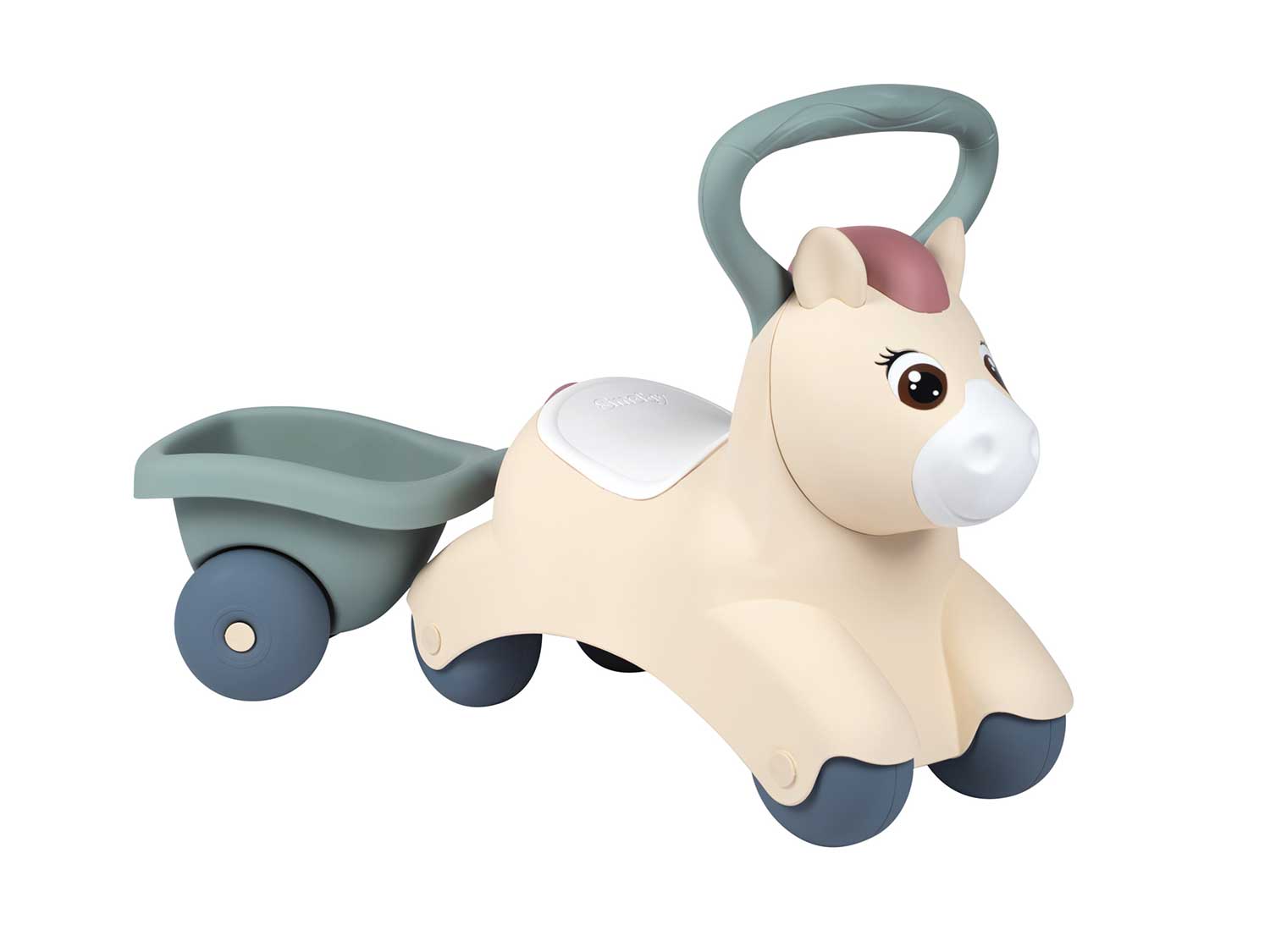 Smoby Jeździk kucyk, z przyczepką