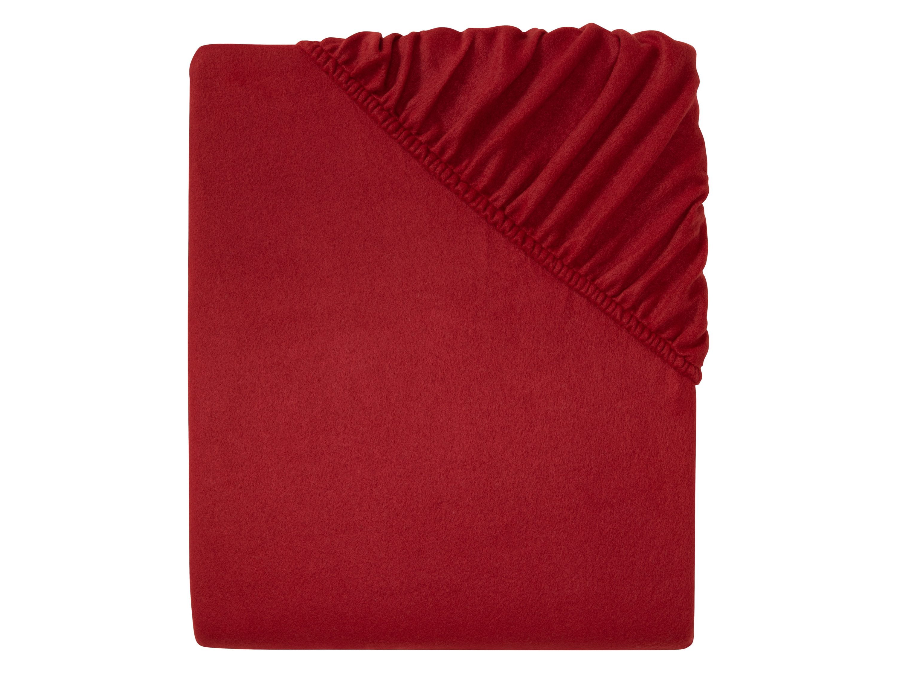 Livarno home Prześcieradło z polaru, 90-100 x 200 cm Czerwony