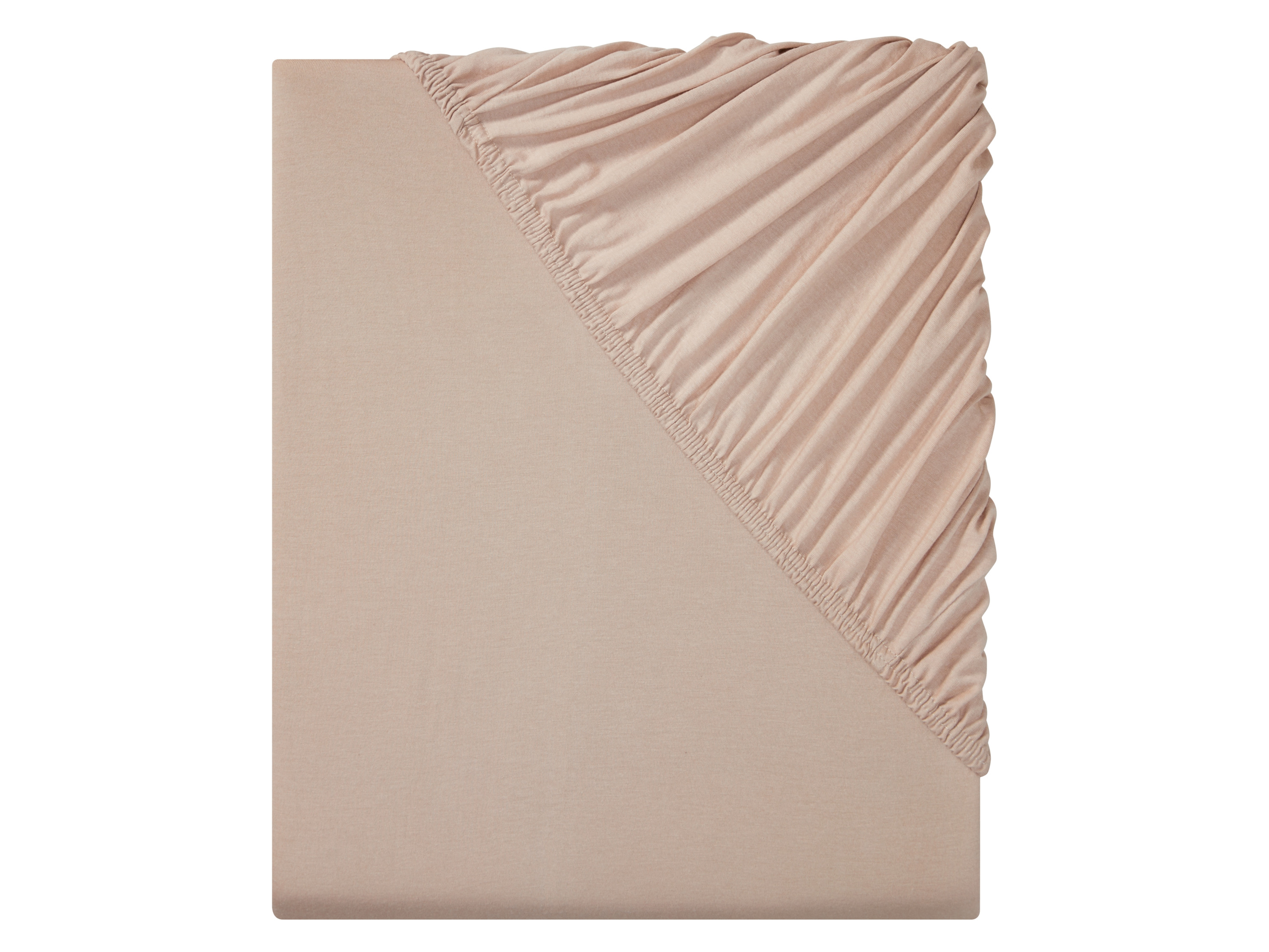 Livarno home Prześcieradło z dżerseju z gumką 140-160 x 200 cm Brązowy