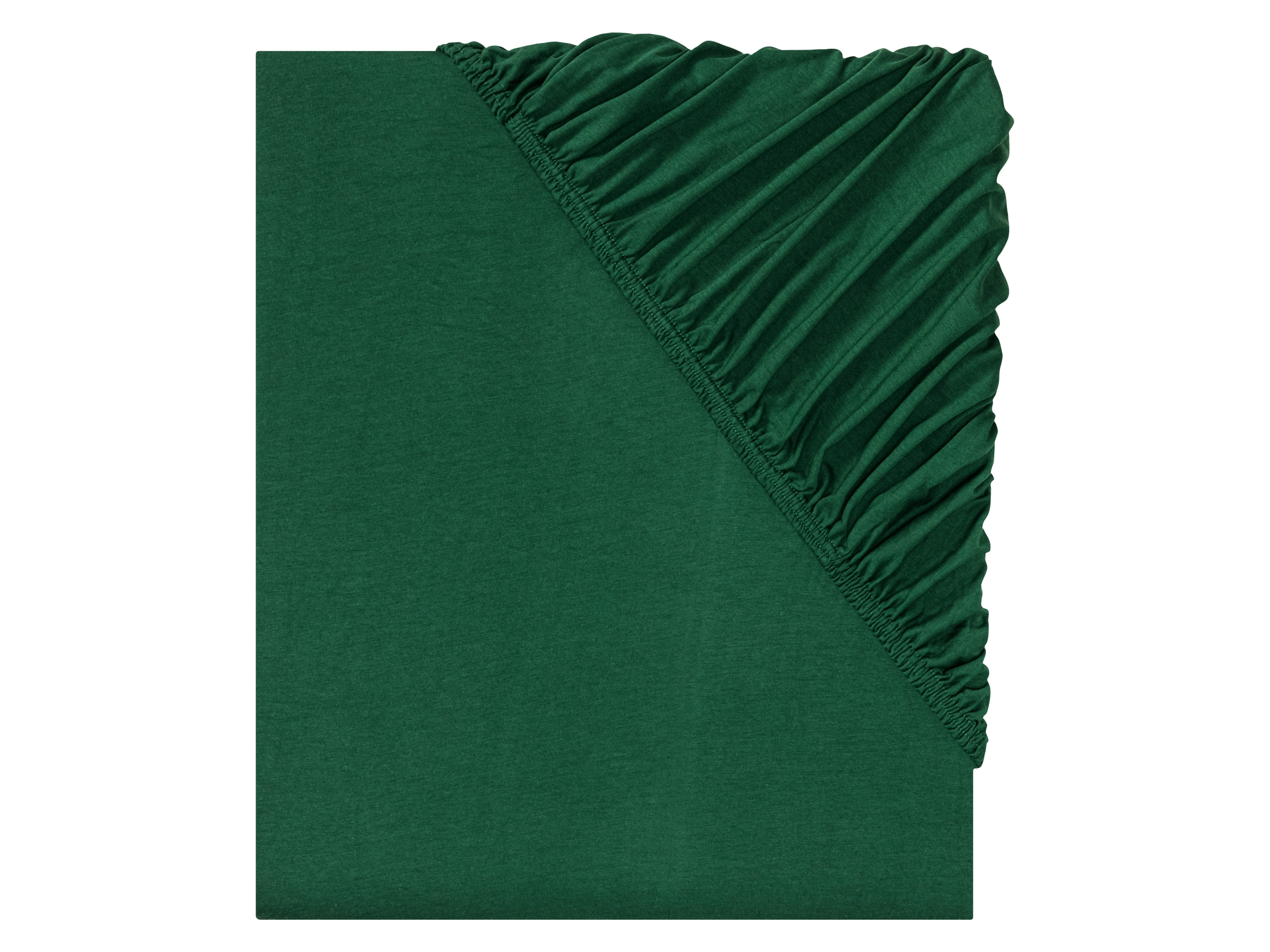 Livarno home Prześcieradło z dżerseju z gumką, 180-200 x 200 cm Zielony