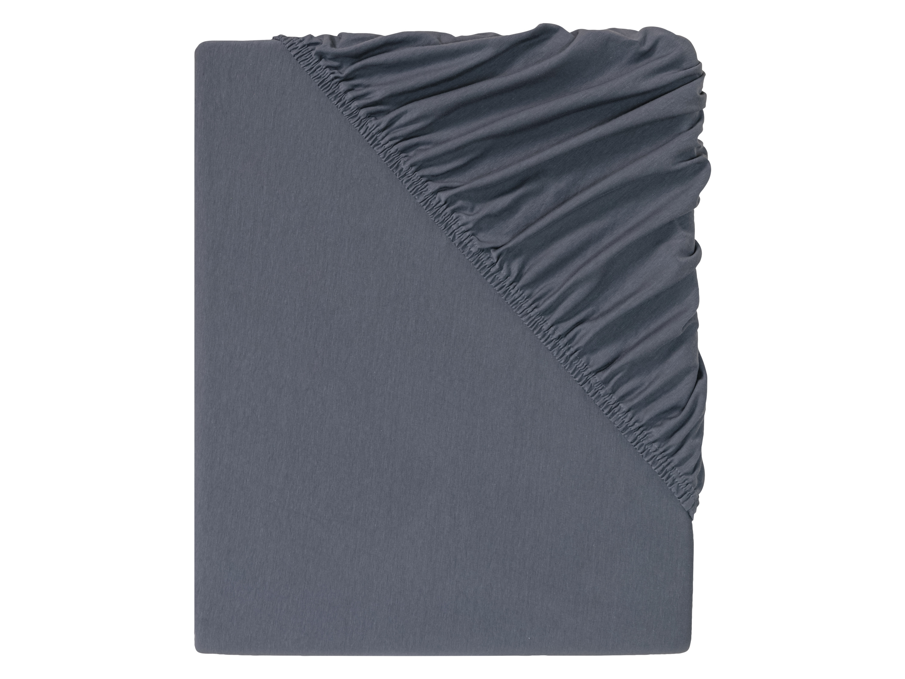 Livarno home Prześcieradło z dżerseju z gumką, 90-100 x 200 cm Niebieski